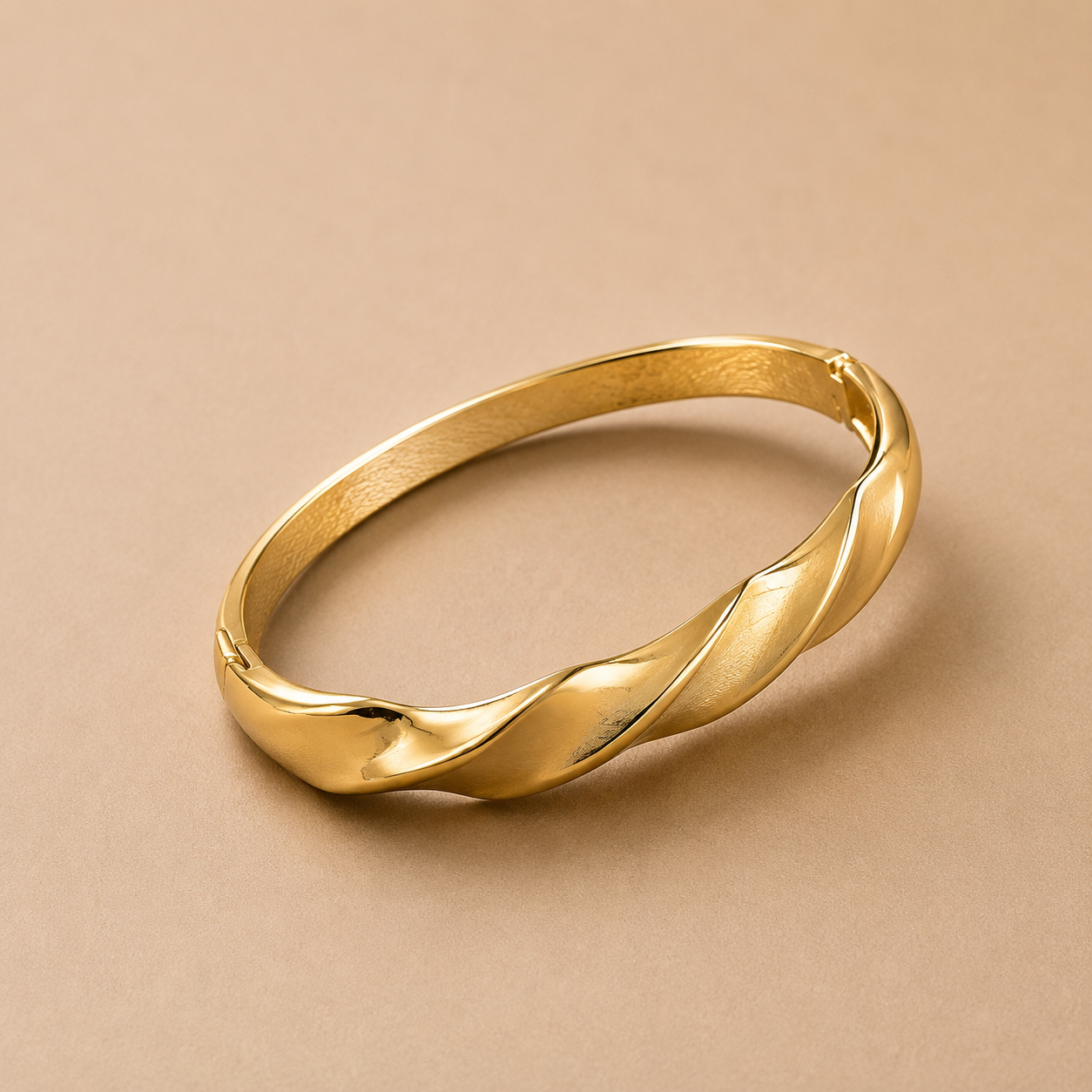 Twisted Gold Bracelet