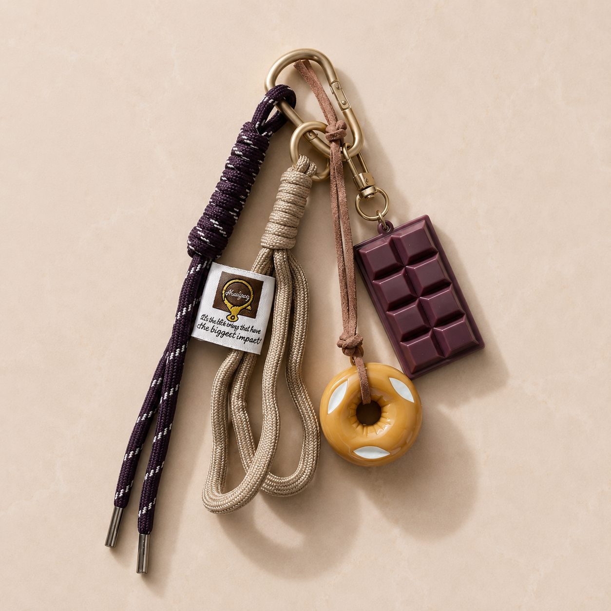 Bagel Bag Charm