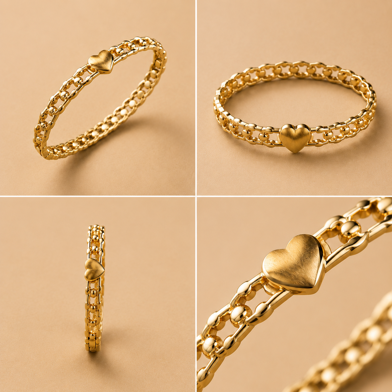 Heart Chain Bracelet
