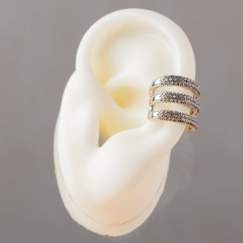 Triple Sparkle Ear cuff