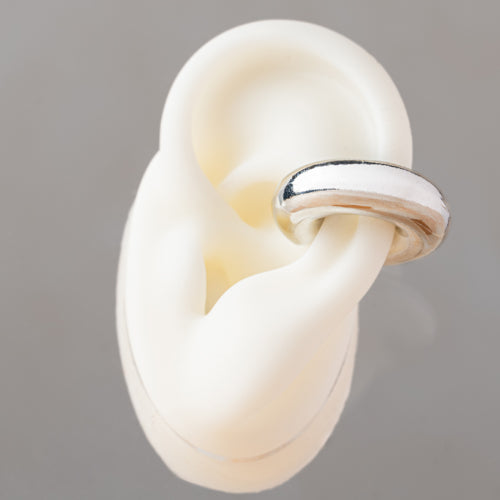 Big Silver Ear Cuff