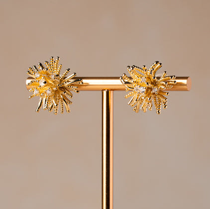 Sunburst Stud Earrings
