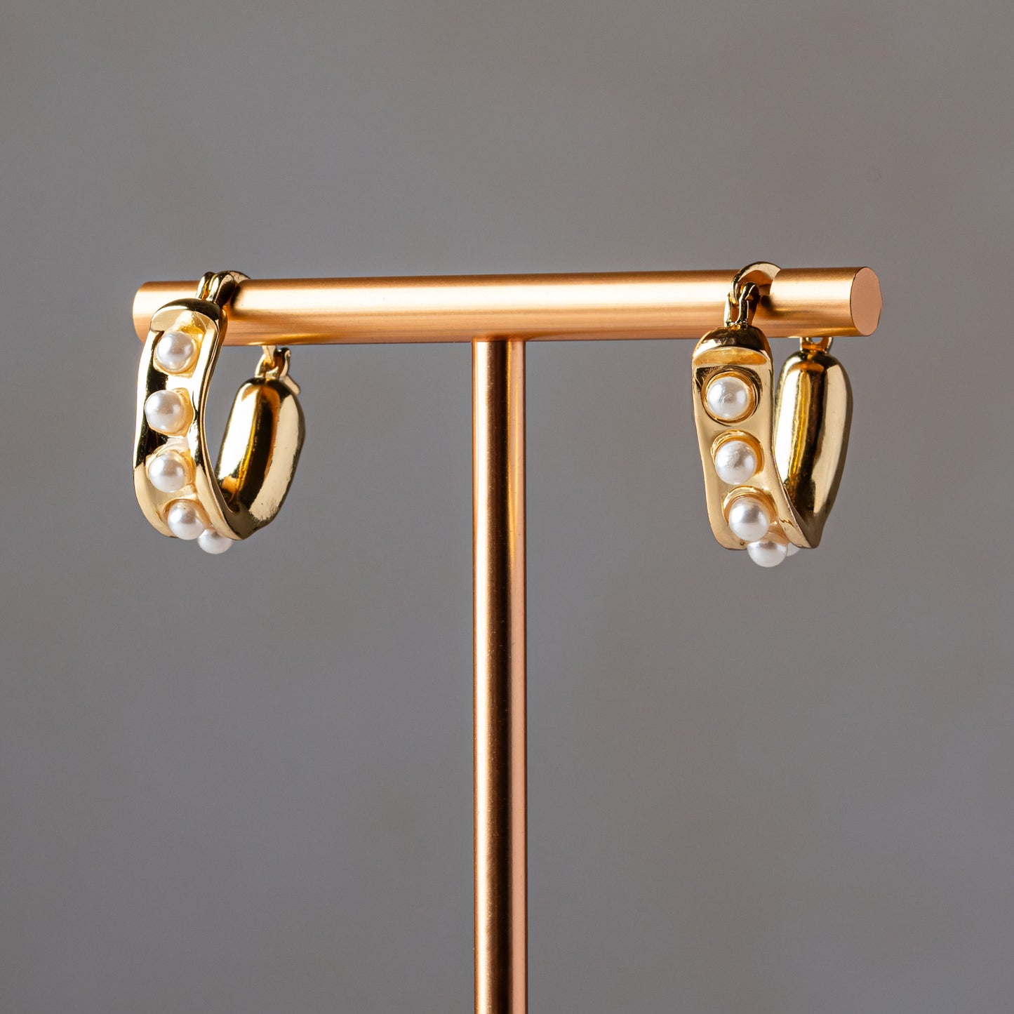 Orb Pearl Hoops