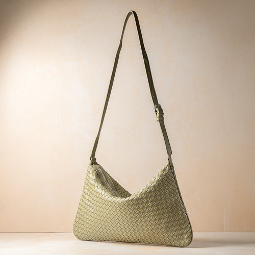 Lucia Woven Crossbody Bag