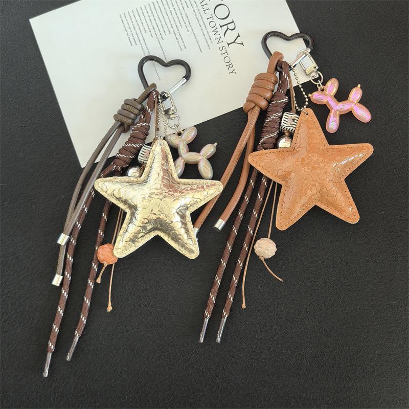 Bronze Star Bag Charm