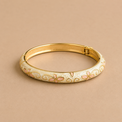 Ivory Bloom Bangle