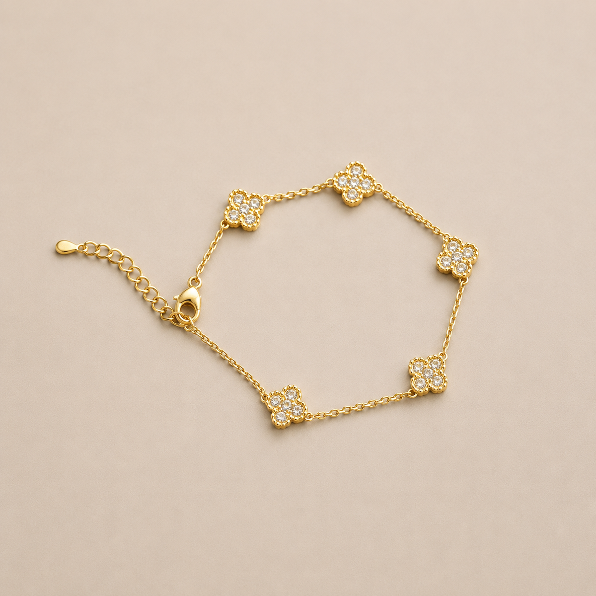 Blossom Spark Bracelet – Gold