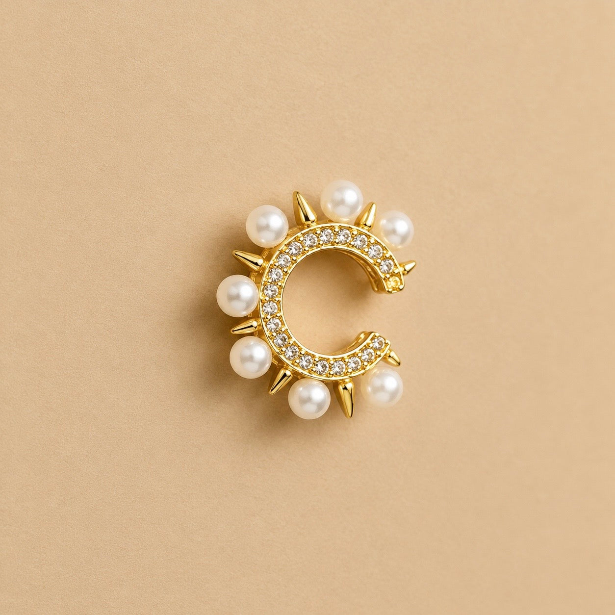 Pearl Spike Ear Cuff