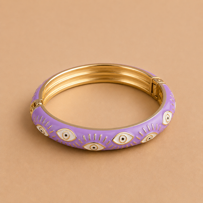 Evil Eye Bangle – Lavender