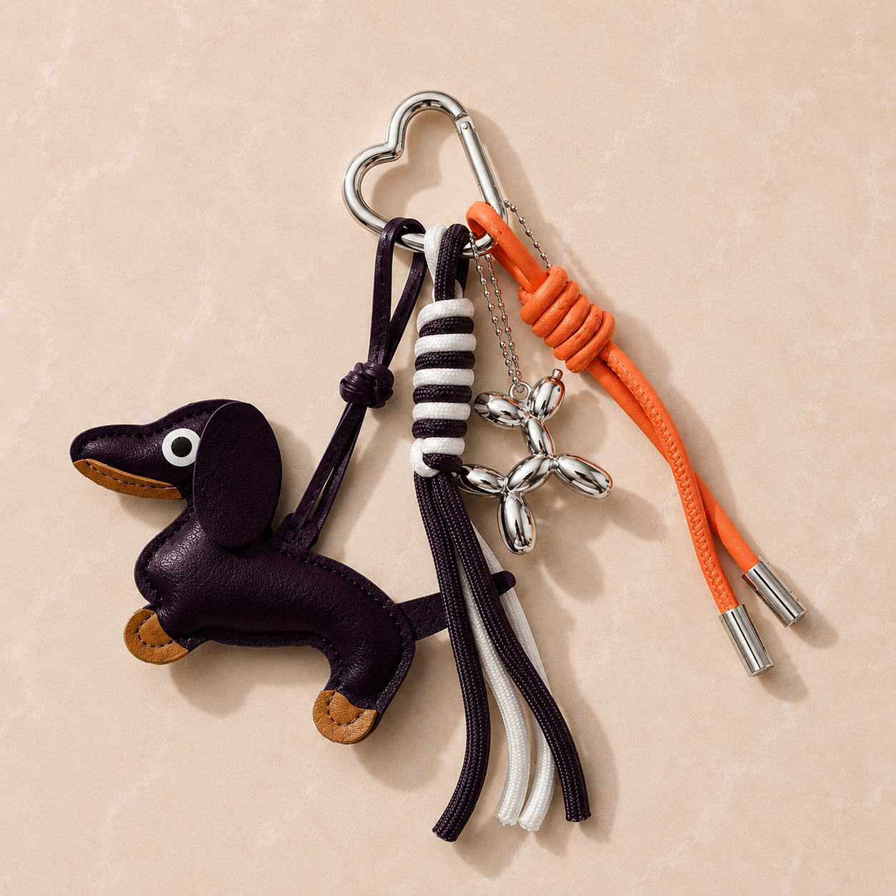 Wine Dog Bag Charm