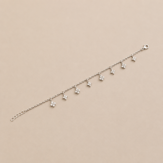Stardust Charm Bracelet – Silver