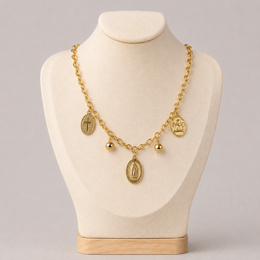 Blessed Charm Link Necklace