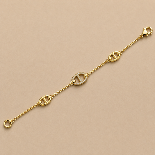 Celeste Signature Bracelet – Gold