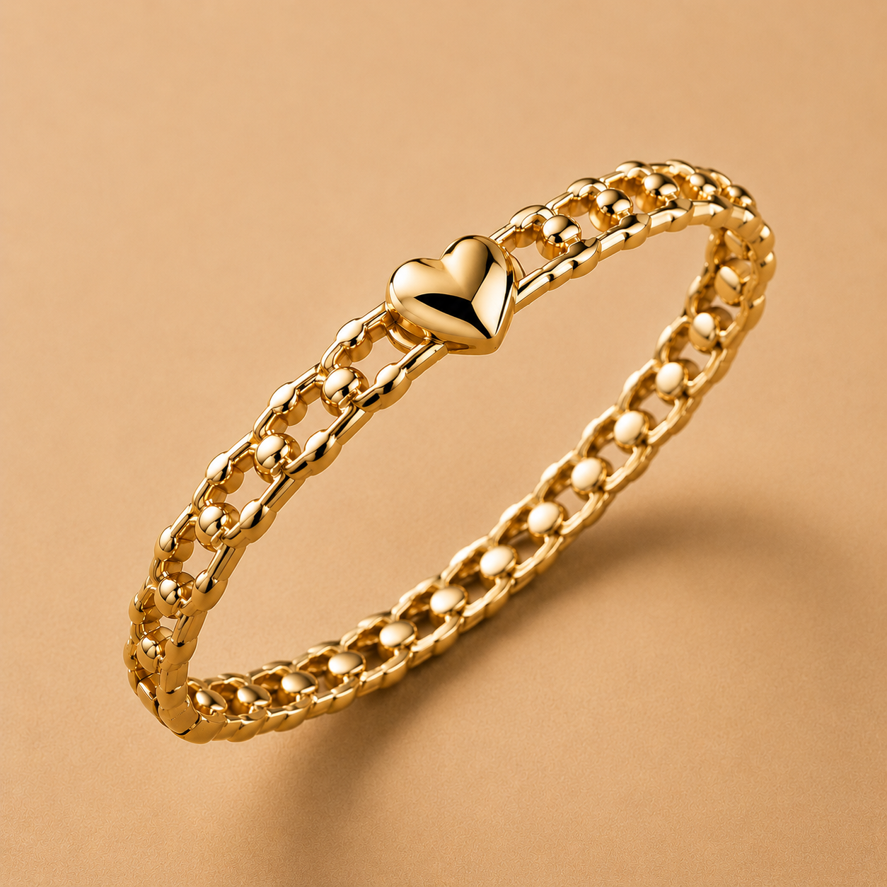 Heart Chain Bracelet