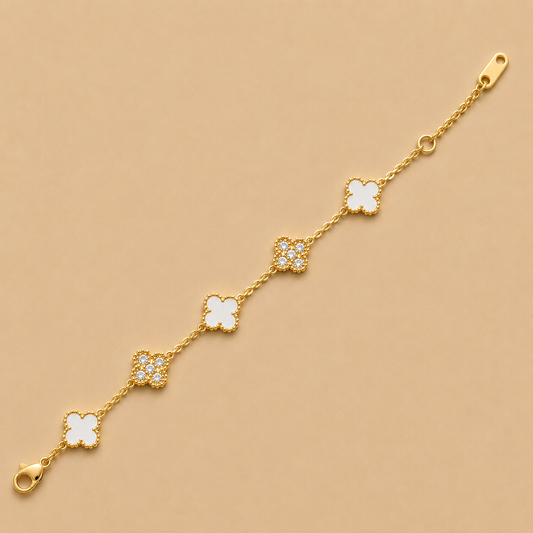 Ivory  Blossom Bracelet