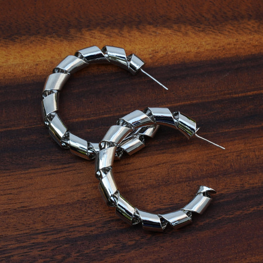 Spiral Hoop Earrings