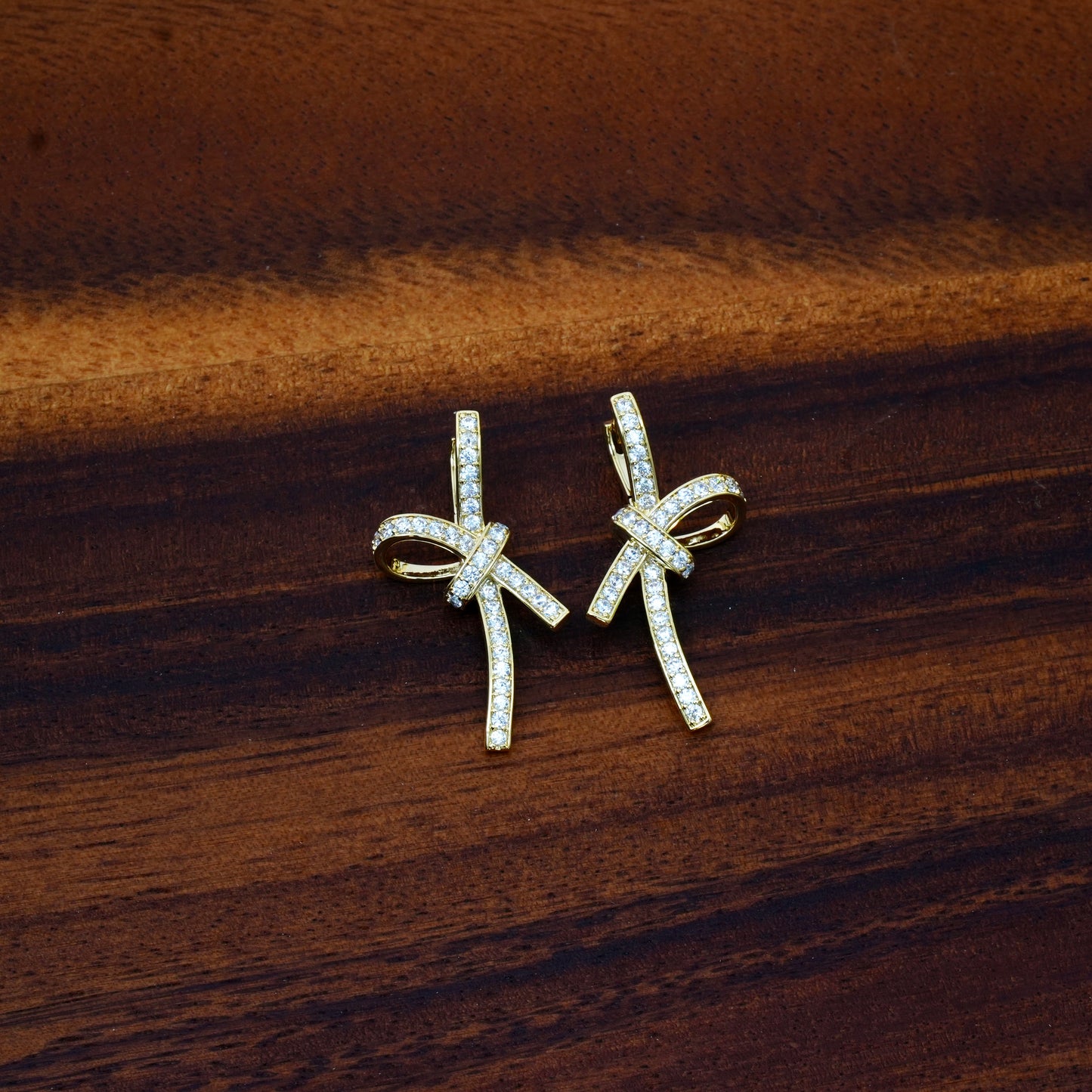 Ribbon Bow Drop Earrings