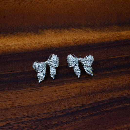 Bow Tie Stud Earrings