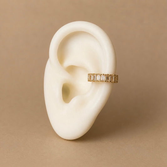 Baguette Gold Ear Cuff