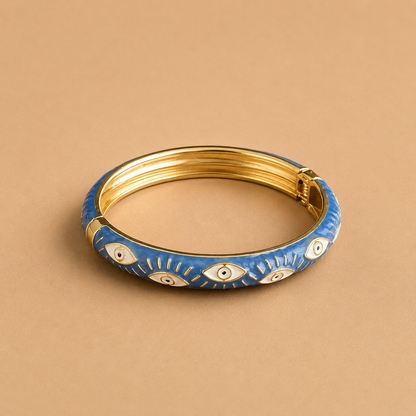 Evil Eye Bangle – Ocean Blue