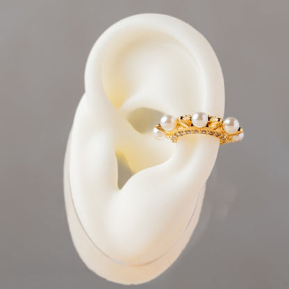 Pearl Spike Ear Cuff