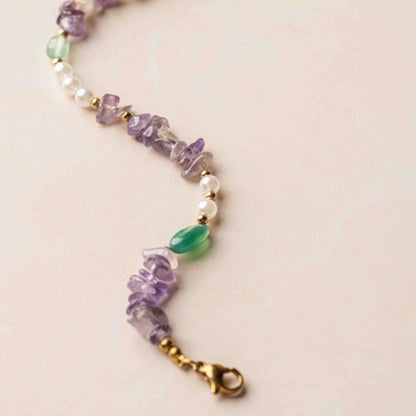 Amethyst & Pearl Bracelet