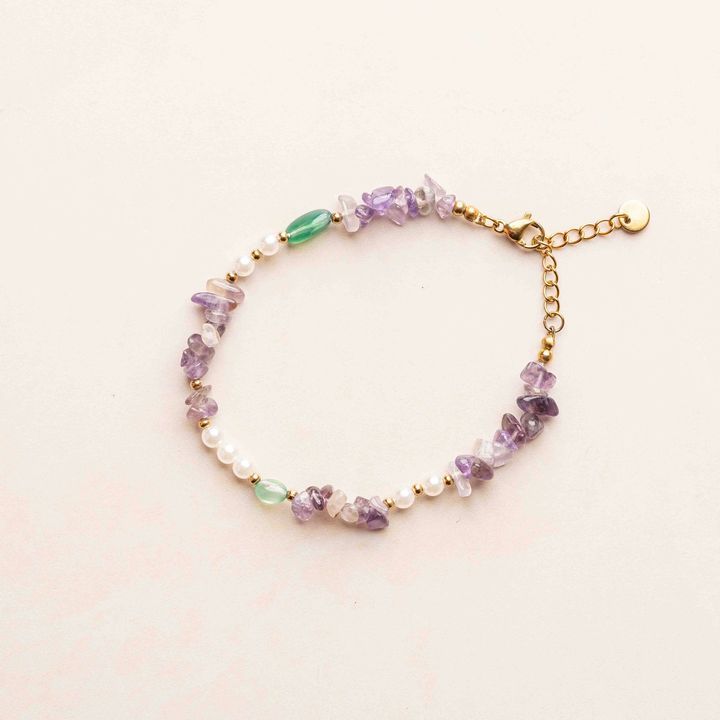Amethyst & Pearl Bracelet