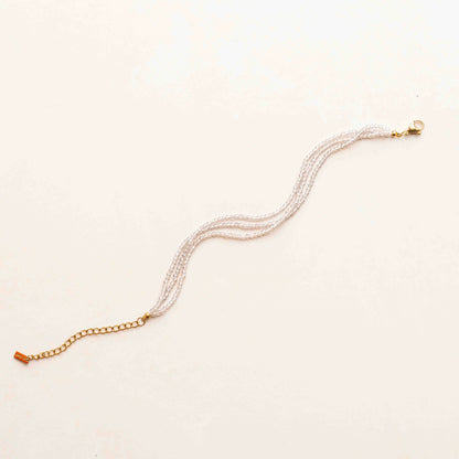 Silver Shimmer Multi-Strand Bracelet