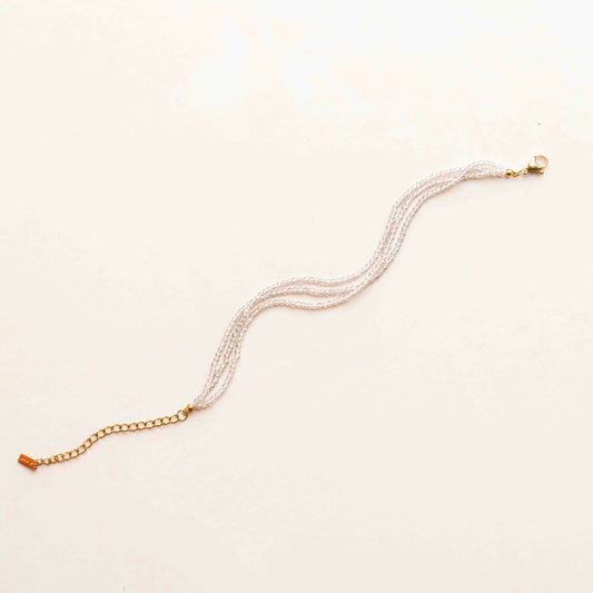 Silver Shimmer Multi-Strand Bracelet