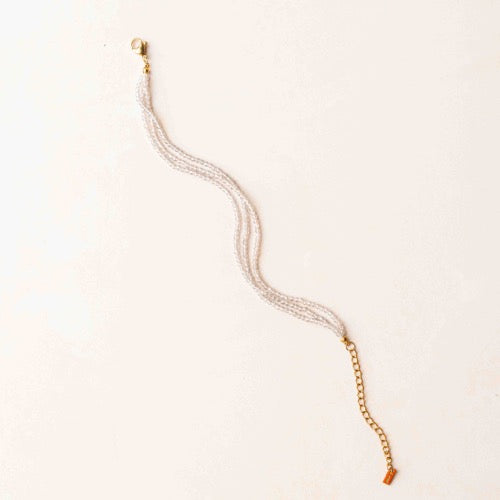 Silver Shimmer Multi-Strand Bracelet
