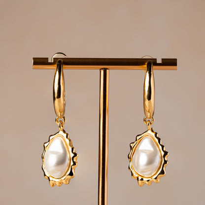 Sunshine Pearl Earrings