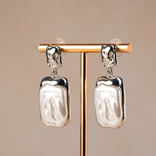 Luminous Pearl Drop Earrings