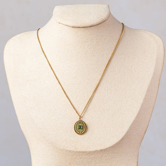 Radiant Wheel Pendant