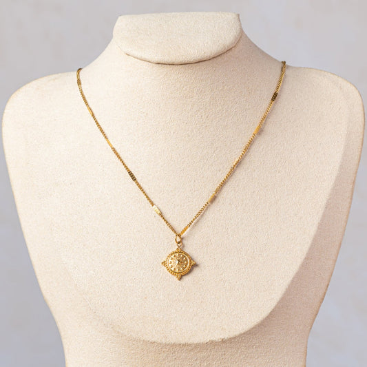 Geometric Sunburst Necklace