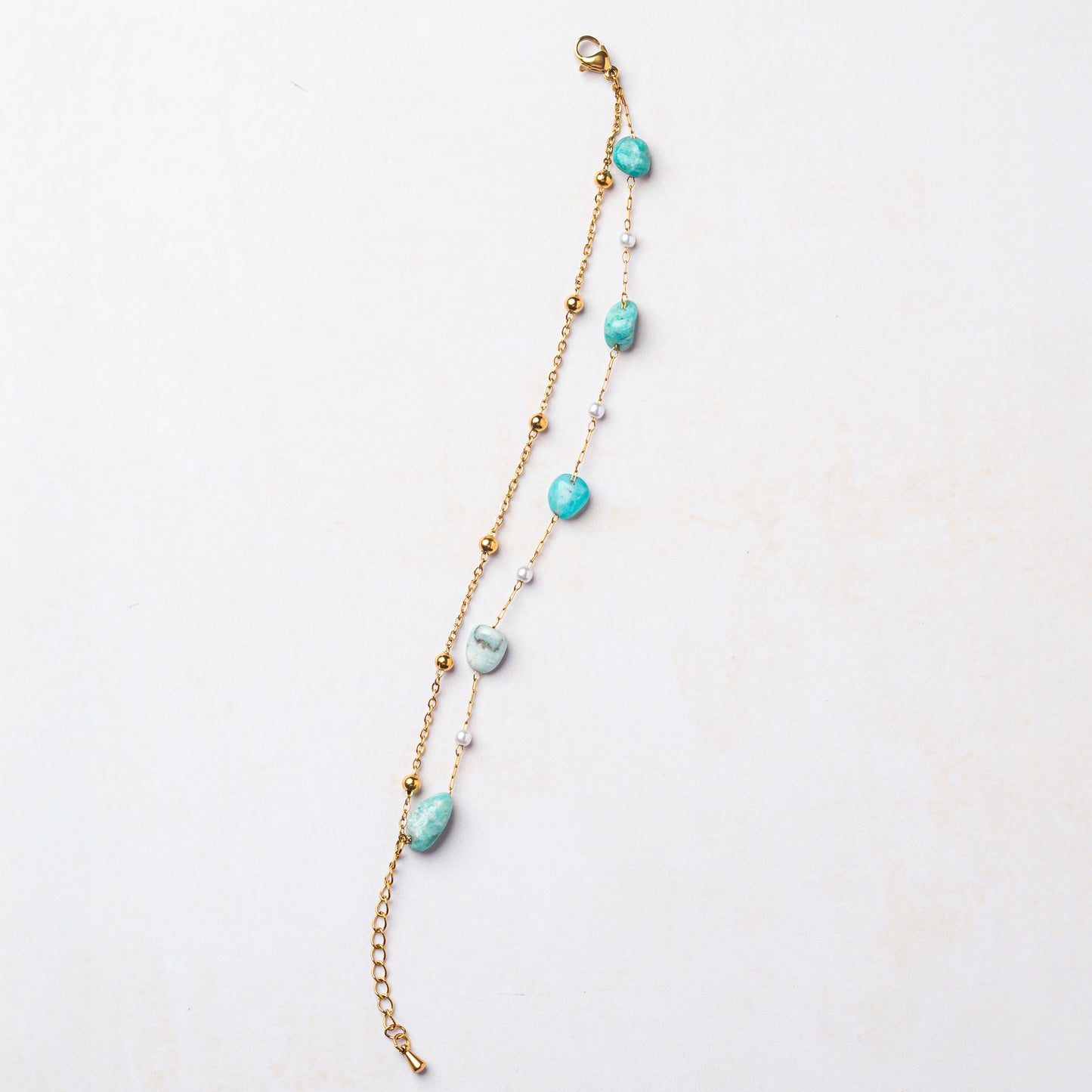 Ocean Charm Gemstone Bracelet