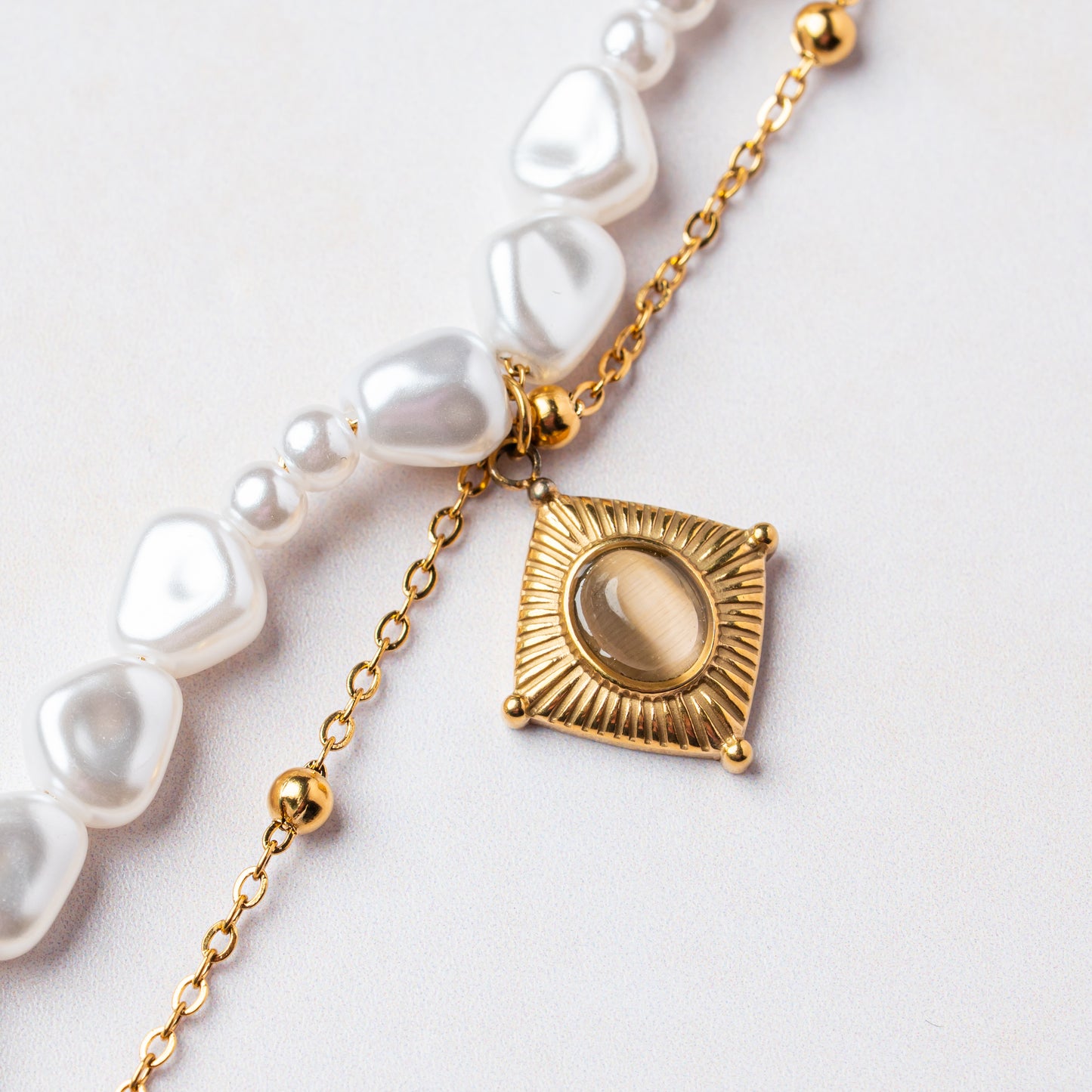 Vintage Coin Pearl Bracelet