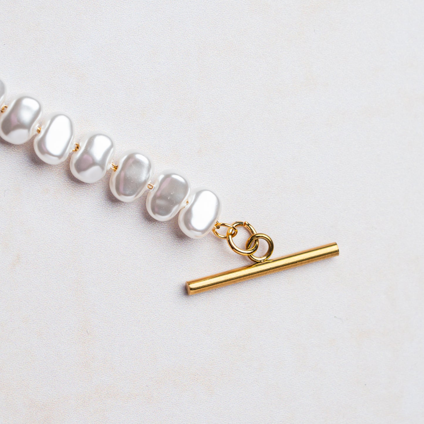 Luxe Pearl Chain Bracelet