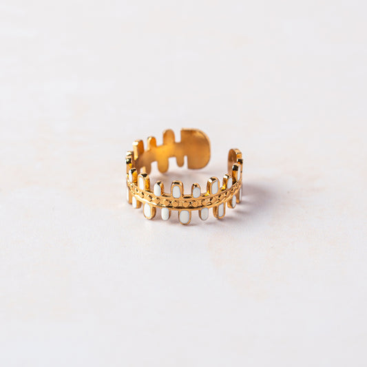 Scalloped Edge Minimal Ring