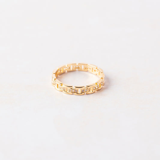 Crystal-Studded Link Band