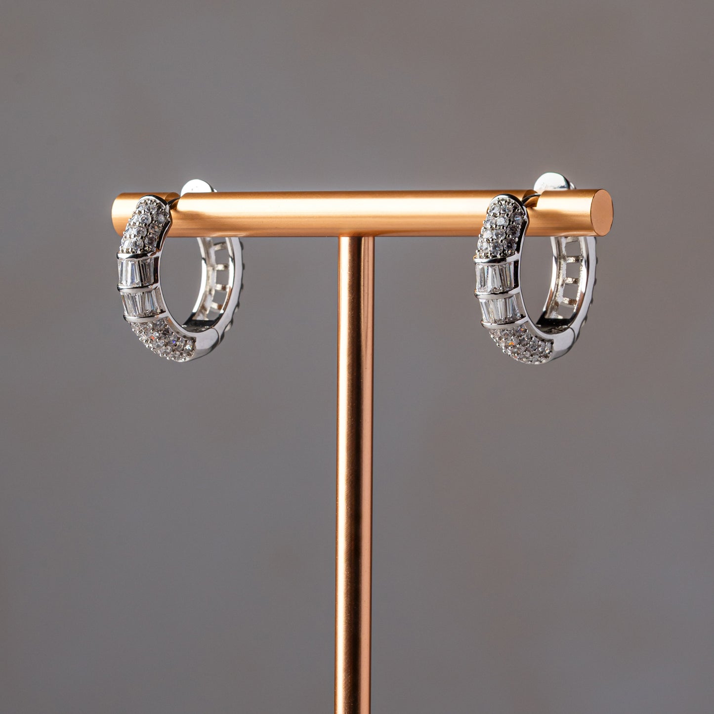 Crystal Bite Hoops