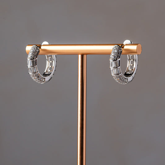 Crystal Bite Hoops