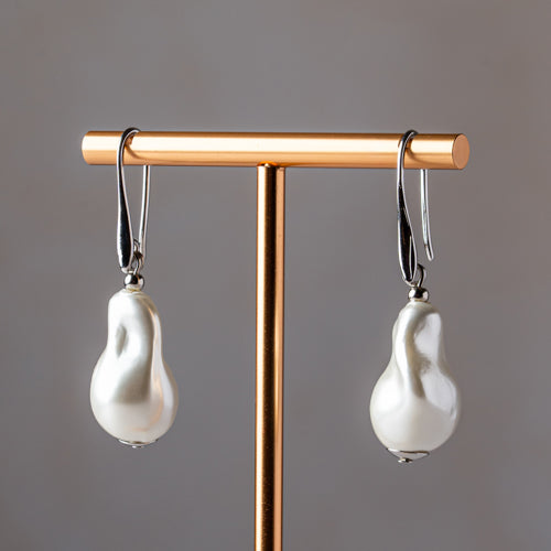 Ivory Pearl Drop Earrings
