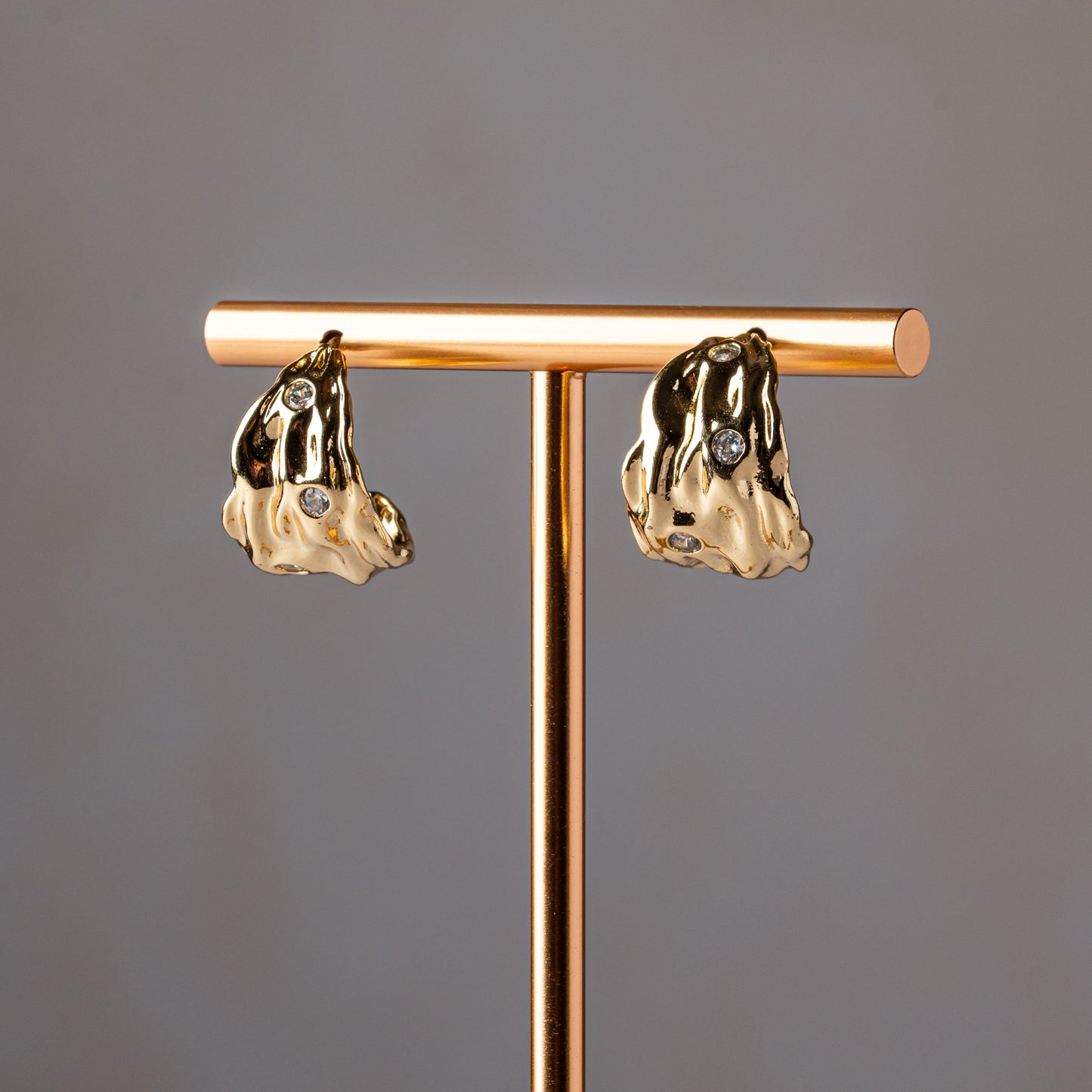Molten Gold Studs