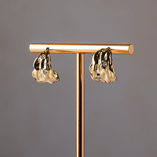 Molten Gold Studs