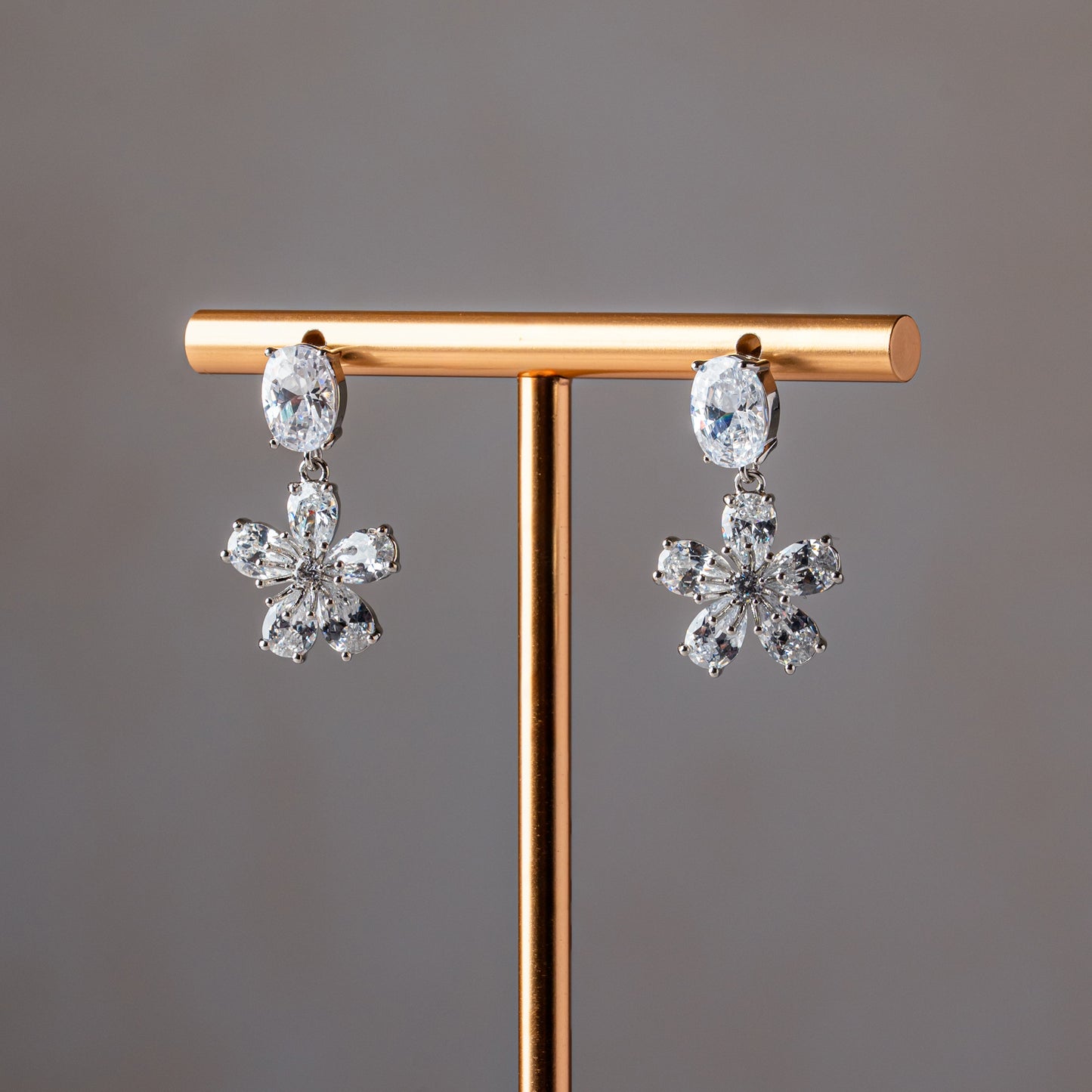Snowflake Dangle Earrings