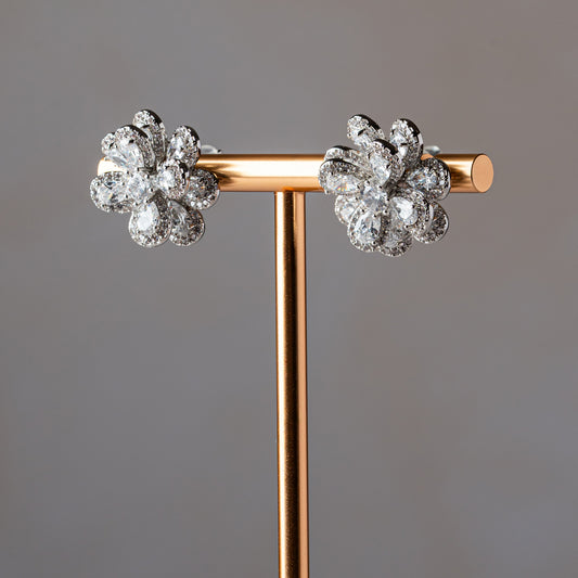 Sparkling Diamond Earrings