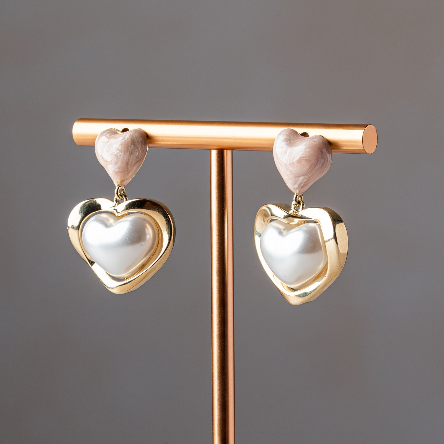 Heart Drop Earrings
