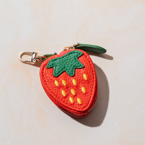 Strawberry Bag Charm & Coin Pouch