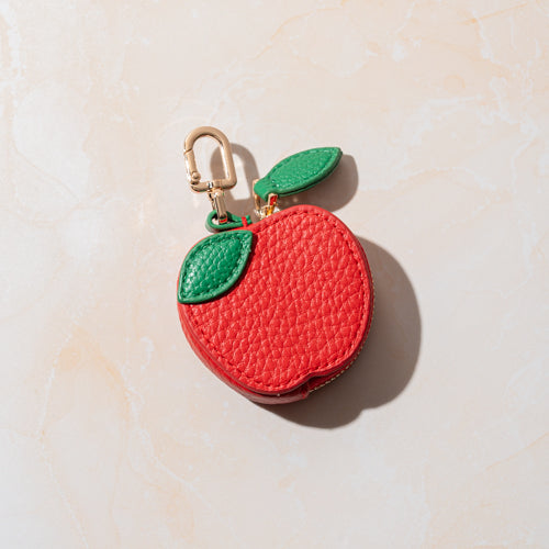 Apple Bag Charm & Coin Pouch