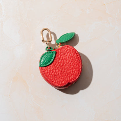 Apple Bag Charm & Coin Pouch